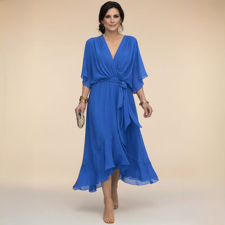 LISA | Flowing Chiffon Dress