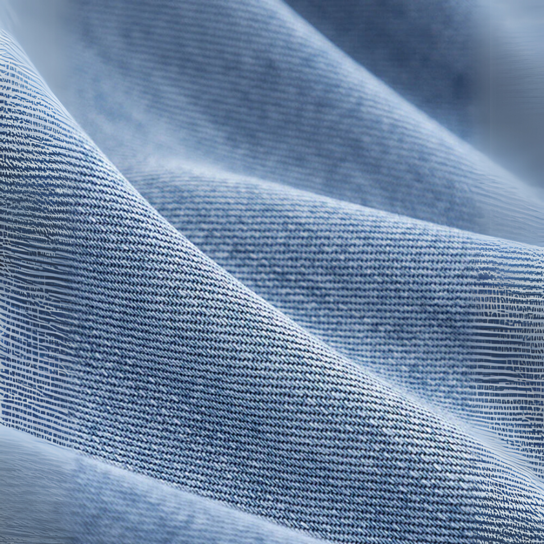 Camden Two-Tone Trench – Denim & Suede Blend