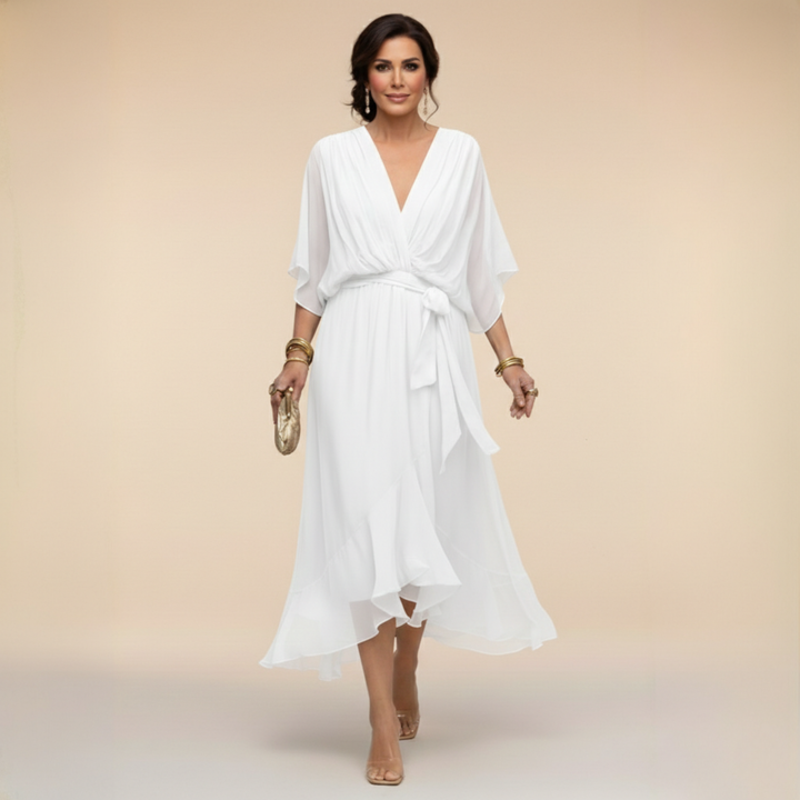 LISA | Flowing Chiffon Dress