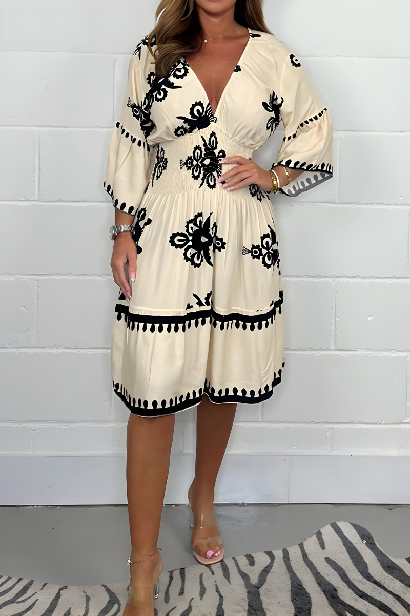 Mila - Flattering Knee Length Dress