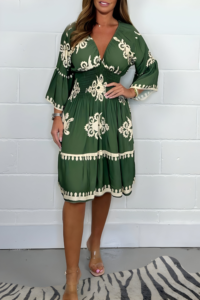 Mila - Flattering Knee Length Dress