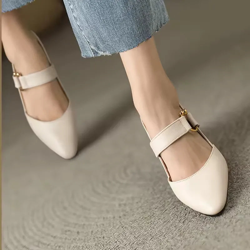 Divina – Elegant Strap Block Heels