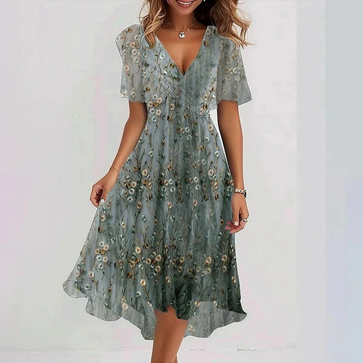 Eden - Elegant colourful dress