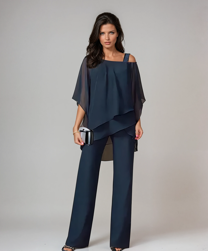 Mariella™ Two-Piece Layered Set | Relaxed Elegant Co-Ord Set